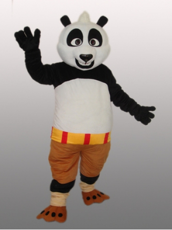 本格的 パンダ　熊猫　カンフーパンダ　可愛い　着ぐるみ　フリース　大人用　コスチューム