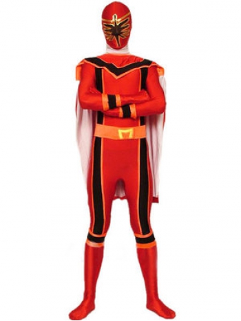 魔法戦隊マジレンジャー スーパー戦隊 全身タイツ　 赤　黒　男性　ベーススーツ コスチューム