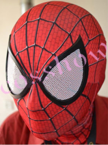 【コスプレ スパイダーマン　マスク】アメイジング・スパイダーマン2  マスクのみ マスク 目附きマスク cosplay 弾力・伸縮性あり  コスチューム  オーダーメイド製作　男性　女性 ハロウィーン パーティー
