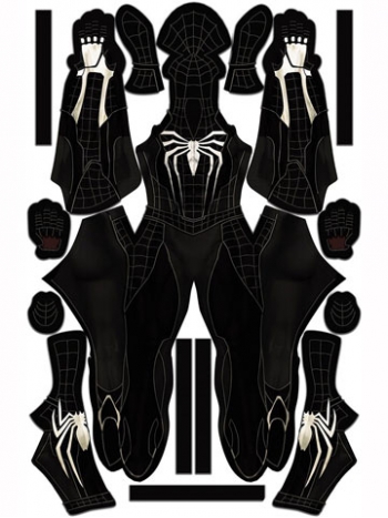 【オーダーメイド】Spider-Man PS4 Symbiote Design order-made　アメイジング・スパイダーマン  　Spider Man   映画　cosplay　コスチューム  Spiderman 男性　女性