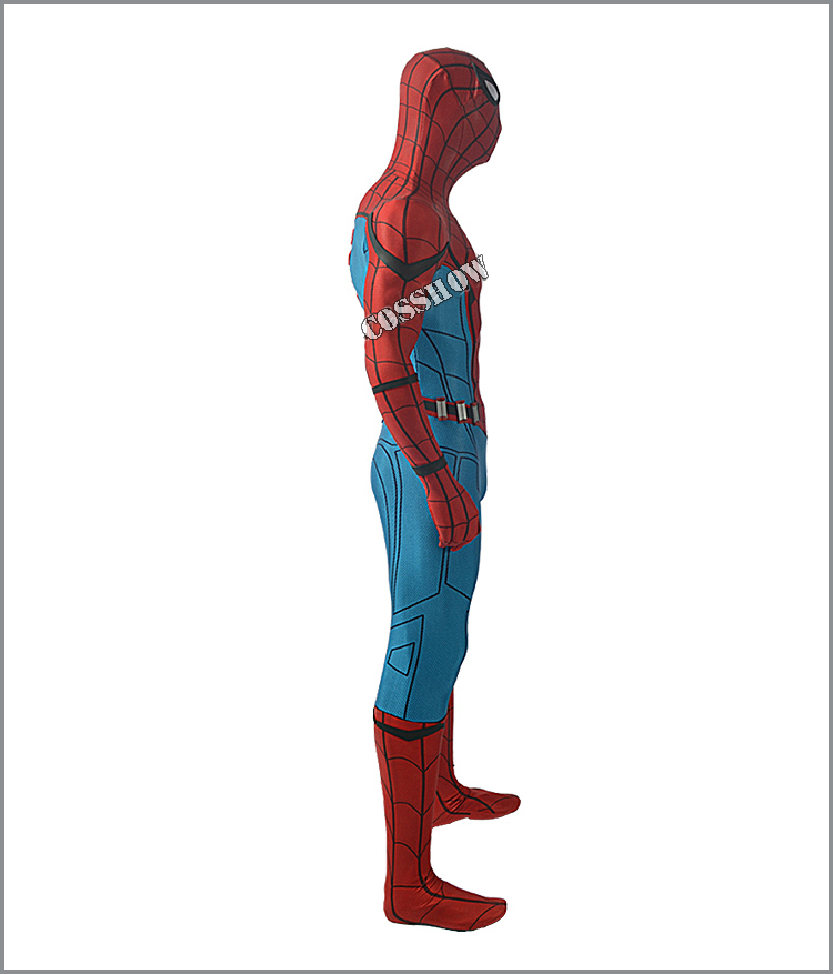 ★新登場★Homecoming Spider-Man 高級仕様 Puff Printed Spandex スパイダーマン ホームカミング スパイダーマン コスチューム コスプレ衣装 スーツ サイズ豊富 サイズオーダー可能 ハロウィン