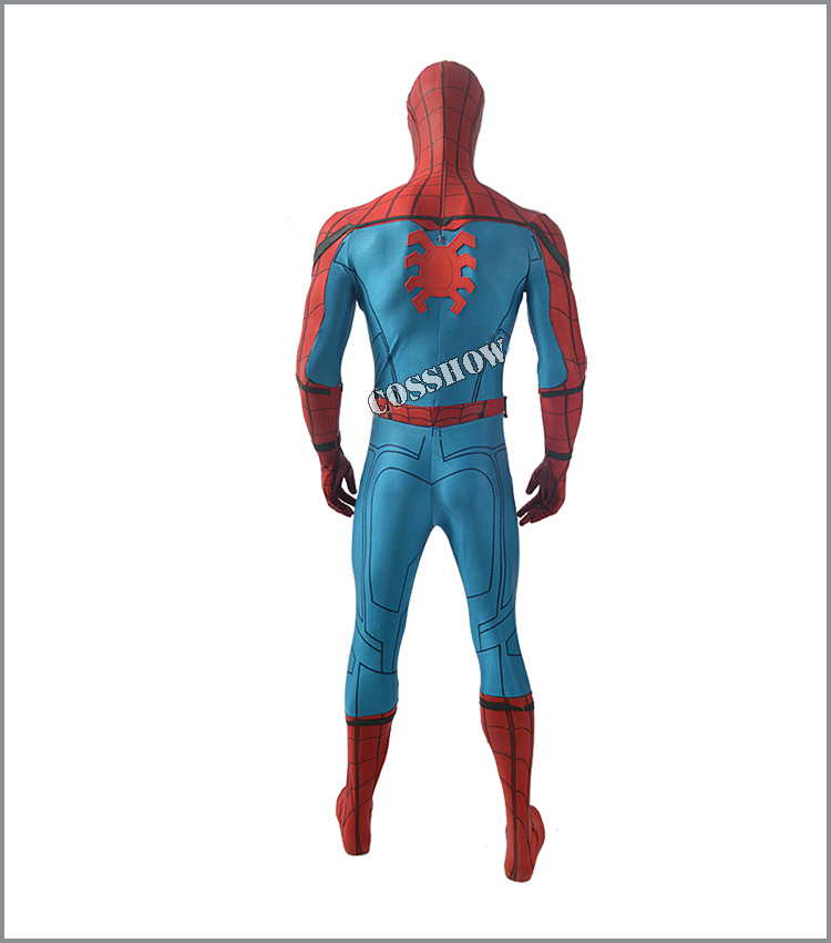 ★新登場★Homecoming Spider-Man 高級仕様 Puff Printed Spandex スパイダーマン ホームカミング スパイダーマン コスチューム コスプレ衣装 スーツ サイズ豊富 サイズオーダー可能 ハロウィン
