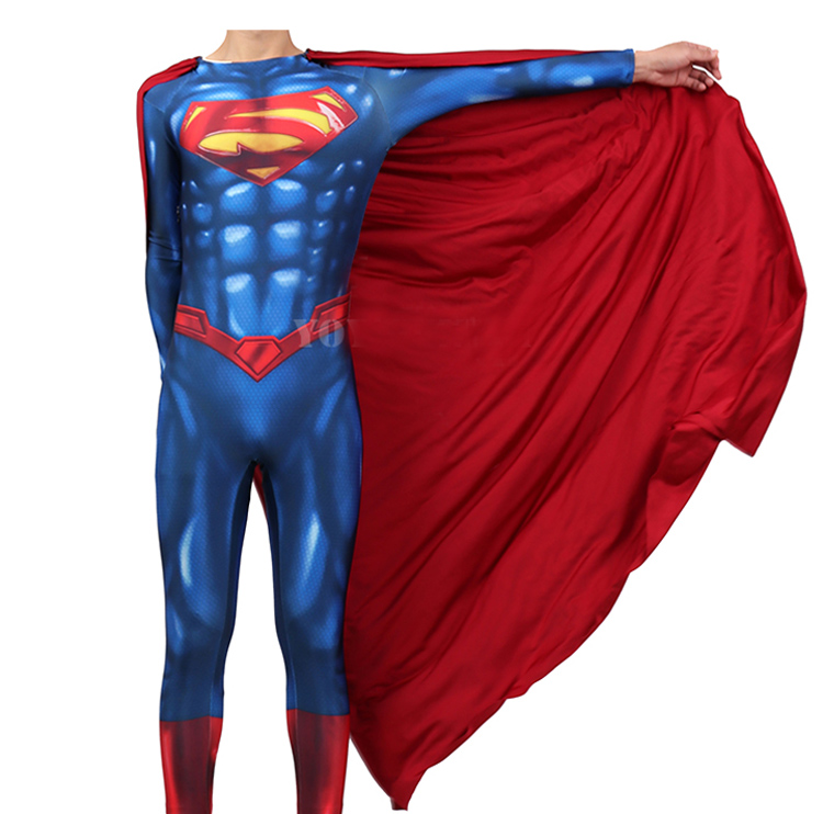 ★全身タイツ 2点セット スーパーマン★コスチューム コスプレ衣装 Superman cosplay スーツ サイズ豊富 サイズオーダー可能 変装 仮装 コス ハロウィン