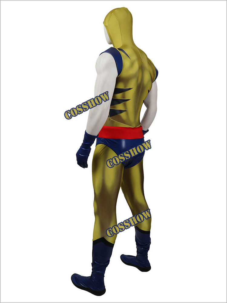 ★X-MEN ウルヴァリン 衣装 コスチューム　大人男性用 Wolverine ウルヴァリン全身タイツ 肌スーツ ベーススーツ コスチューム cosplay コスプレ衣装 スーツ サイズ豊富 サイズオーダー可能 3点セット