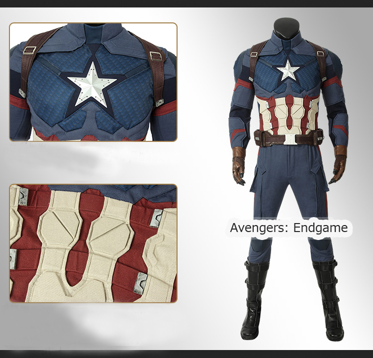 ☆コスプレ衣装セット Captain America キャプテン・アメリカ 