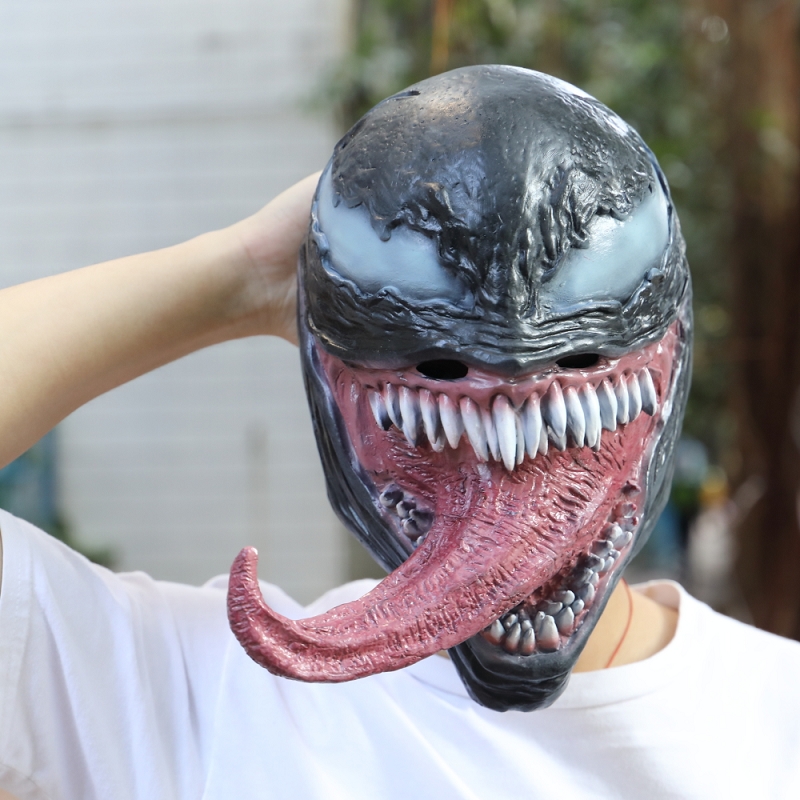 Venom Cosplay フルマスク スパイダーマン ゴム ★Spider-Man コスプレ cosplay 変装 仮装