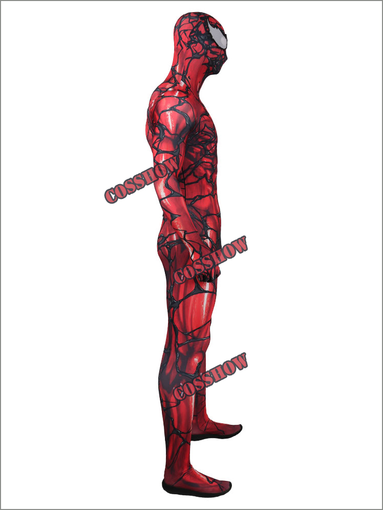 ★Venom Cosplay全身タイツ Tom Hardy ヴェノム スパイダーマンスーツ 肌スーツ ベーススーツ★Spider-Man コスチューム レッド cosplay コスプレ衣装