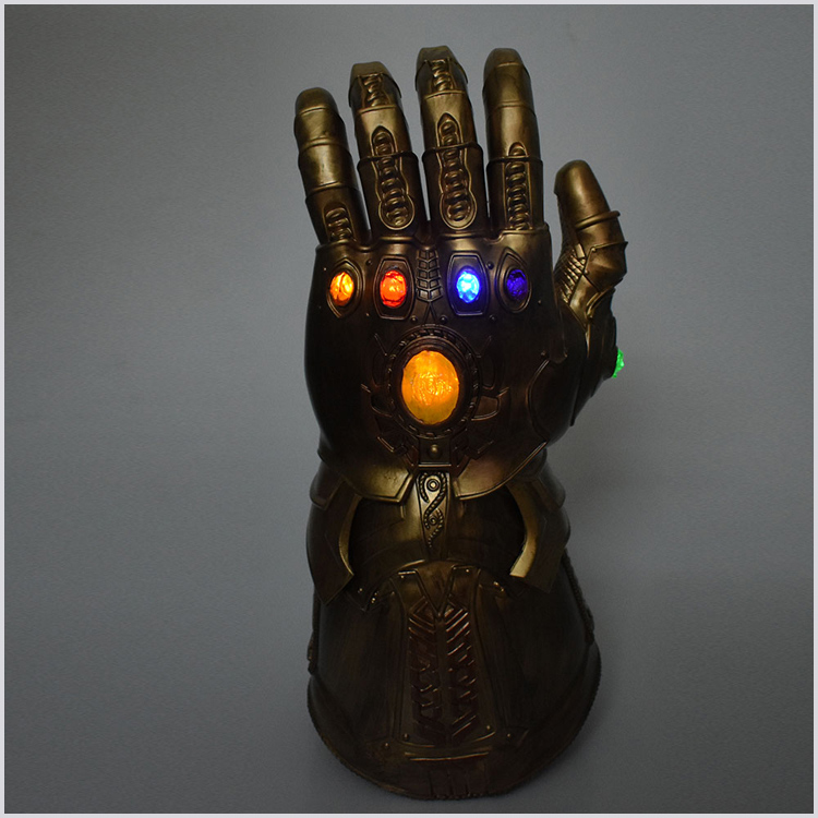 ★Thanos 手袋 LED 発光 人造石 The Avengers3 コスプレ MARVEL  変装 仮装 高品質 華麗 宴会 ハロウィン