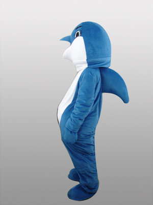 動物　サメ 青い 着ぐるみ