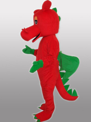 龍・竜・リュウ・ドラゴン（赤・緑） 着ぐるみ　大人用