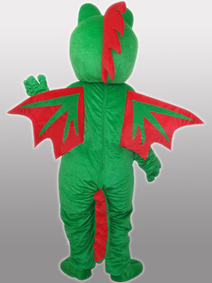 龍・竜・リュウ・ドラゴン（緑・赤） 着ぐるみ　大人用