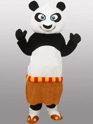 パンダ　熊猫（茶色）　着ぐるみ　大人用