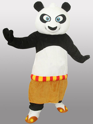 パンダ　熊猫（茶色）　着ぐるみ　大人用
