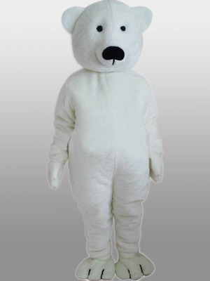 可愛いくま　熊（ホワイト） イベント衣装　着ぐるみ