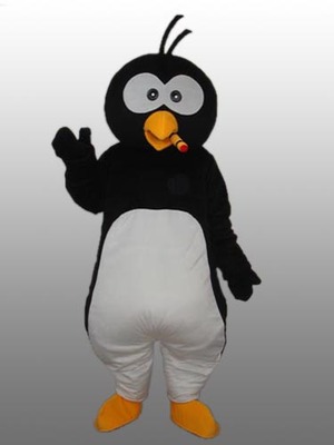 可愛い ペンギン（たばこを吸う） 着ぐるみ