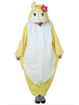 兔　うさぎ　（黄色い・イエロー） パジャマ