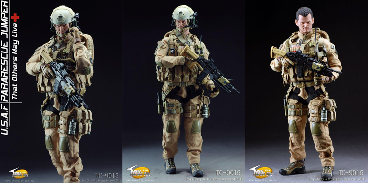 ホットトイズUS エアフォース パラレスキュー ジャンパー 欠品あり