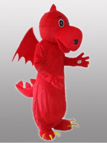 本格的 着ぐるみ　龍・竜・リュウ・ドラゴン（赤色）　変身 きぐるみ コスチューム 大人用