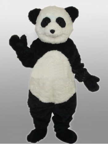 本格的 パンダ　熊猫　フリース　イベント衣装　着ぐるみ　大人用　コスチューム