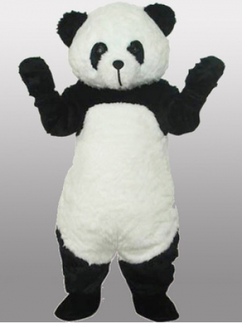 本格的 パンダ　熊猫　フリース　着ぐるみ　大人用　コスチューム