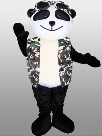 本格的 パンダ　熊猫　カッコイイ 着ぐるみ　大人用　コスチューム