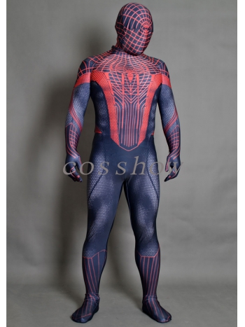 The Amazing Spider-Man－spiderman 【コスプレ 全身タイツ 衣装】 アメイジング・スパイダーマン Spider Man 映画　マスクゼンタイ cosplay 弾力・伸縮性あり コスチューム オーダーメイド製作　