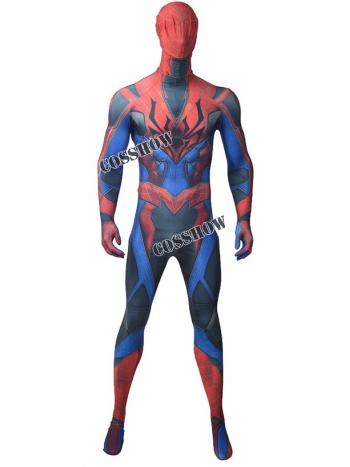 PLAY ARTS KAI Spider-man 全身タイツcosplayプレー変装舞台弾力・伸縮性あり コスチューム オーダーメイド製作　変身　舞台　 男性　女性 ハロウィ