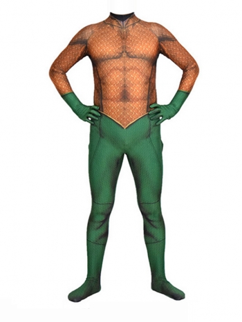 コスプレ 全身タイツ Arthur Curry ★Justice League Aquaman  コスチューム cosplay 変装 仮装 サイズオーダー可能 ハロウィン