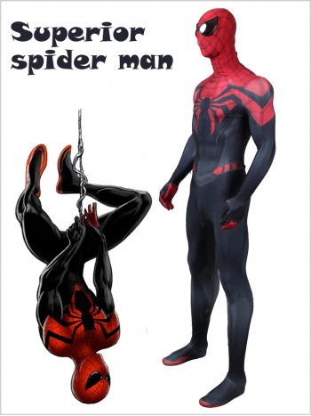 Superior spider man  Cosplay全身タイツ スーペリア・スパイダーマン スーツ 肌スーツ ベーススーツ★Spider-Man コスチューム cosplay コスプレ衣装 サイズオーダー 変装 仮装