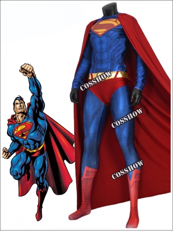 ★スーパーマン1号 全身タイツ★ゴムマーク コスプレ衣装 Superman cosplay スーツ サイズ豊富 サイズオーダー可能 変装 仮装 コス ハロウィン